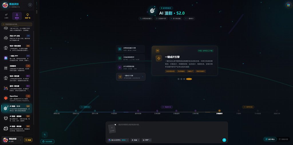 AI漫剧与影视角色分镜展示